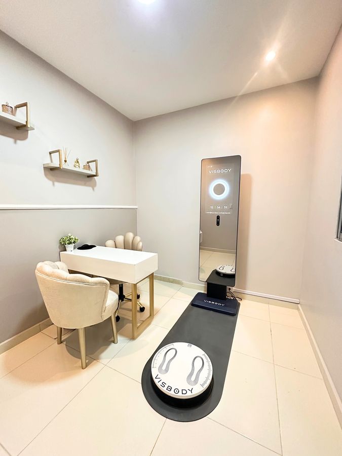 Sala del scanner corporal Visbody 3D